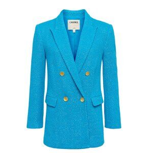 L'AGENCE  Riva Oversized Knit Blazer 16 NWT